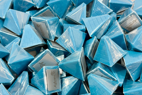 Chocolate Pyramid Cotton Candy Blue