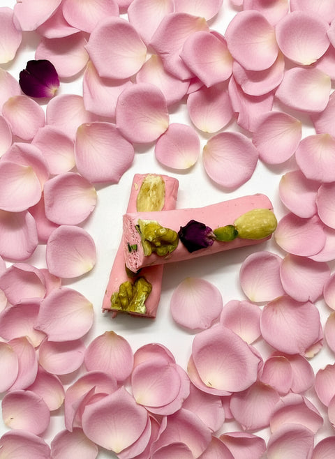 Rose & Pistachio Nougat